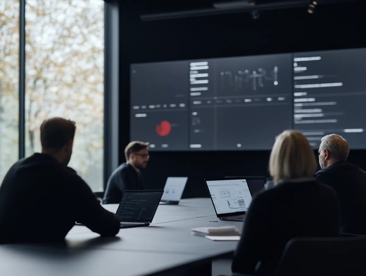Profissionais analisando interfaces e navegabilidade